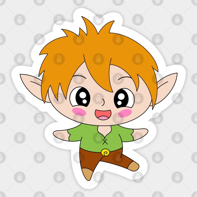 Quill The Elf Sticker by garciajey